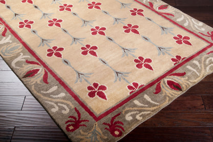 Arts and Crafts ATC-1002 5' x 8' Handmade Wool Area Rug