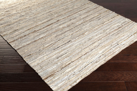 Anthracite ATE-8000 2' x 3' Handmade Accent Rug