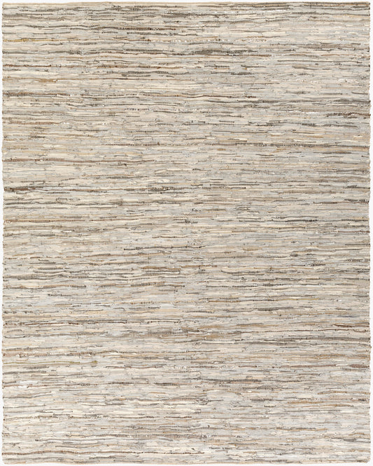 Anthracite ATE-8000 2' x 3' Handmade Accent Rug