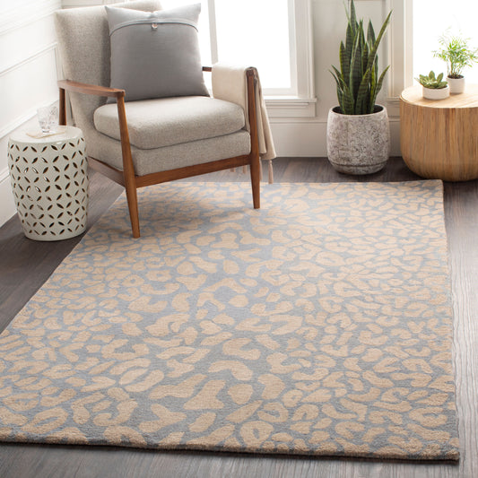 Athena ATH-5001 6ft Square Handmade Wool Area Rug