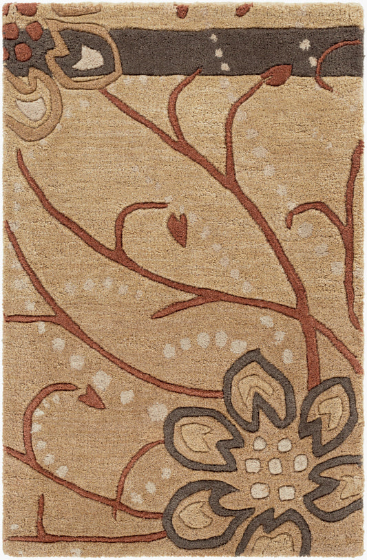 Athena ATH-5006 2' x 3' Handmade Wool Accent Rug