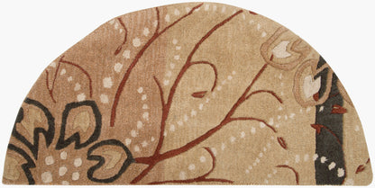 Athena ATH-5006 2' x 4' Hearth Handmade Wool Accent Rug