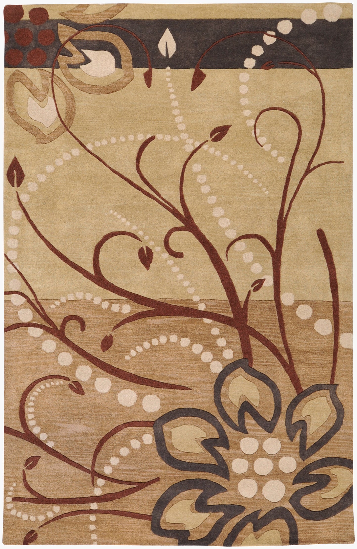 Athena ATH-5006 5' x 8' Handmade Wool Area Rug