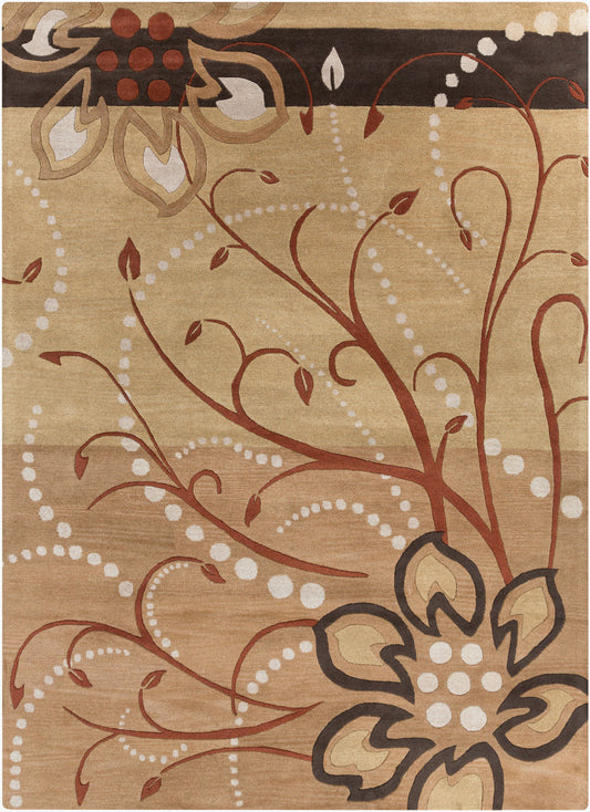 Alfombra de lana hecha a mano Athena ATH-5006 de 8' x 11'