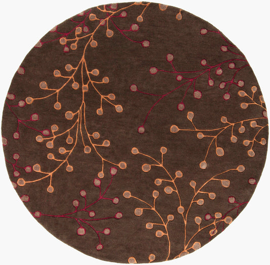 Athena ATH-5052 9ft Round Handmade Wool Area Rug