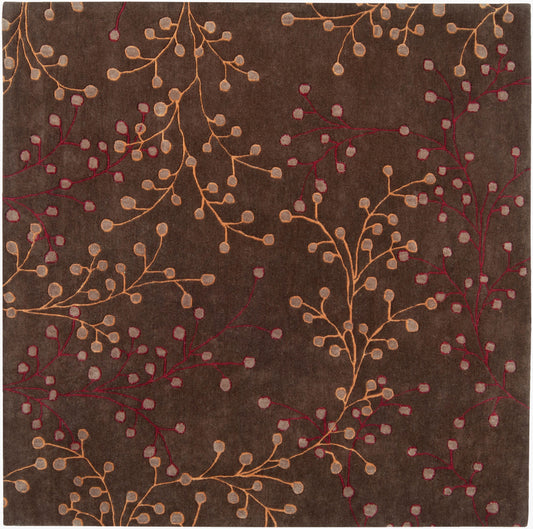 Athena ATH-5052 8ft Square Handmade Wool Area Rug