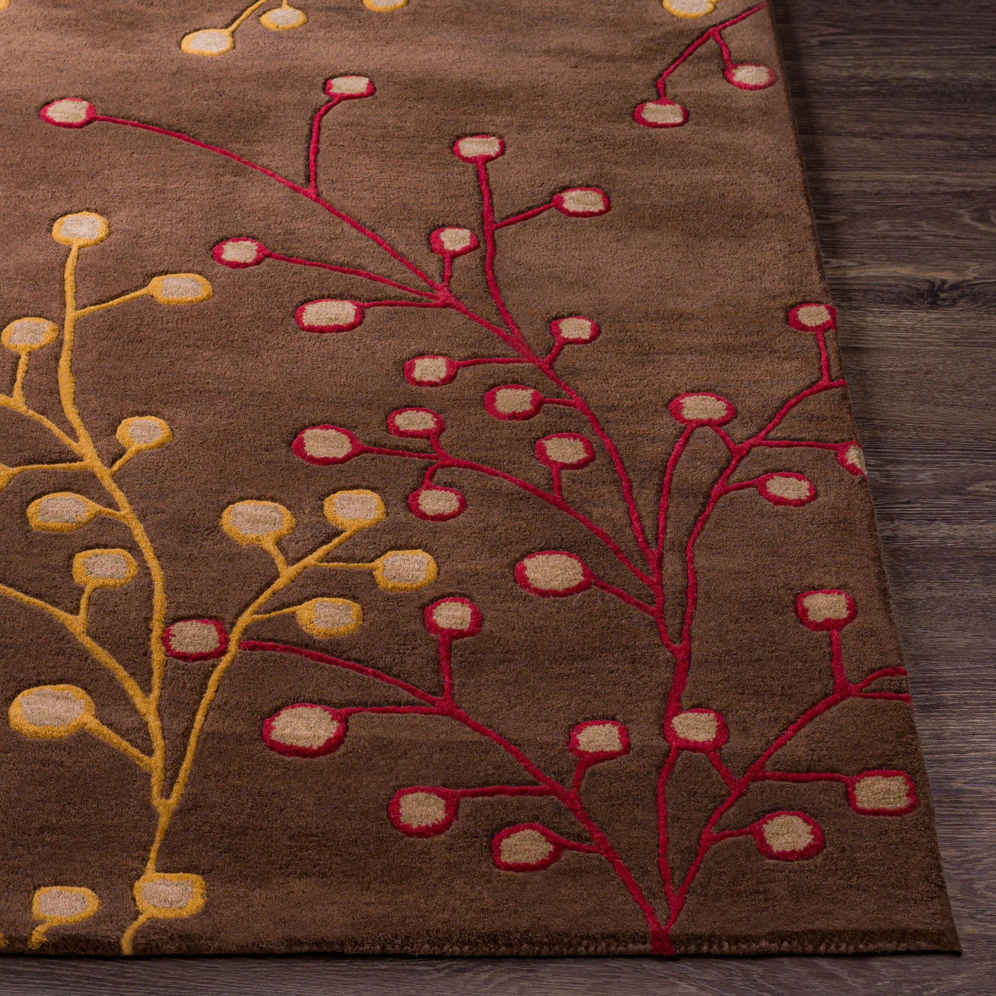Athena ATH-5052 8ft Square Handmade Wool Area Rug