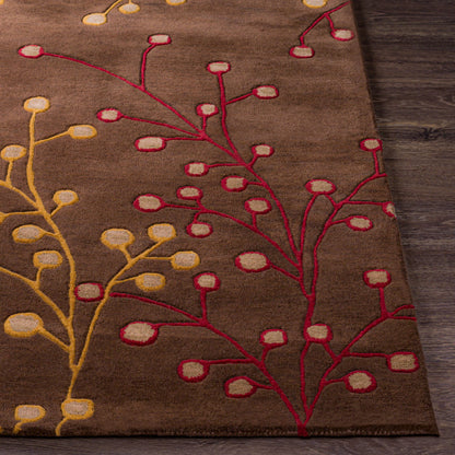 Athena ATH-5052 8ft Square Handmade Wool Area Rug