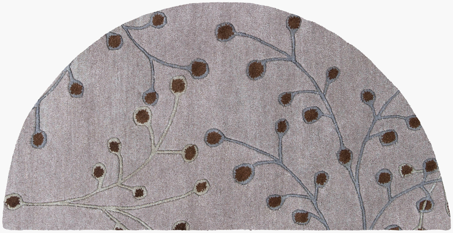 Athena ATH-5055 2' x 4' Hearth Handmade Wool Accent Rug