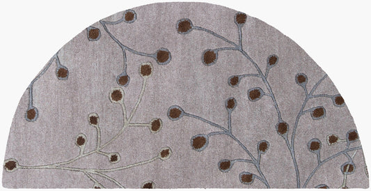 Athena ATH-5055 2' x 4' Hearth Handmade Wool Accent Rug