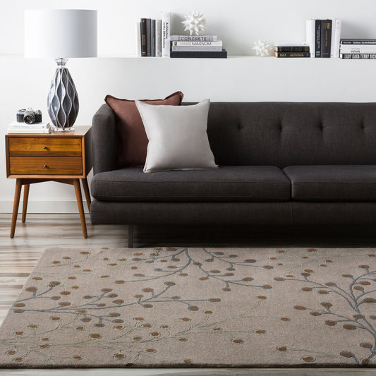 Athena ATH-5055 4ft Square Handmade Wool Accent Rug