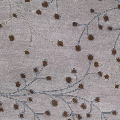 Athena ATH-5055 6ft Square Handmade Wool Area Rug