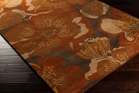 Alfombra de lana hecha a mano Athena ATH-5102 de 2,7 x 3,6 m