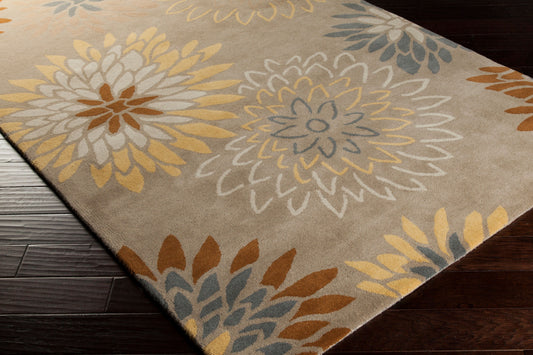 Alfombra de lana Athena ATH-5106 de 2,7 m (9 pies) hecha a mano