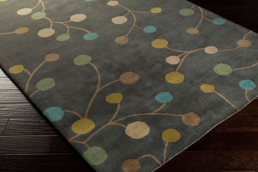 Alfombra de lana hecha a mano Athena ATH-5110 de 3,6 x 4,5 m