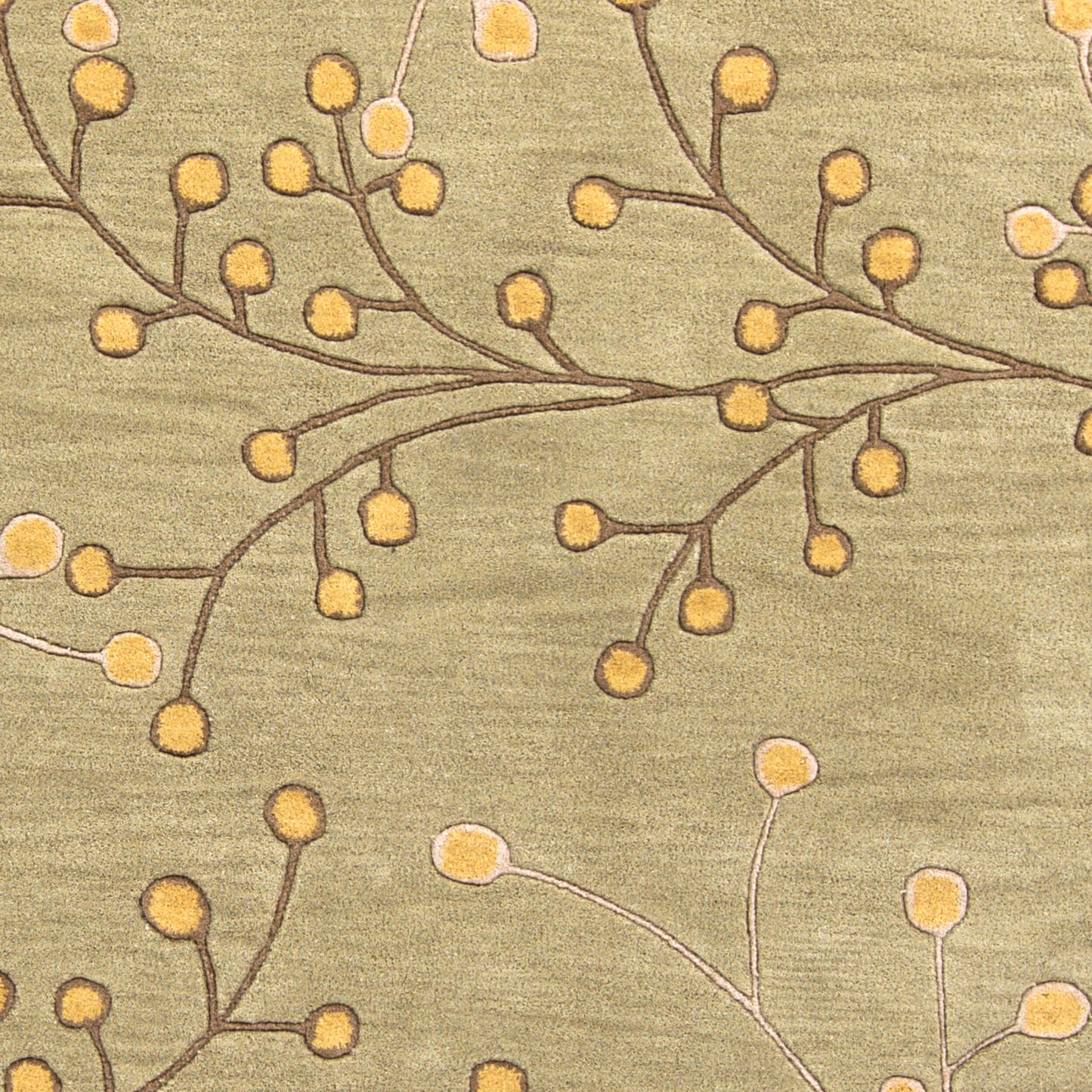 Athena ATH-5113 4ft Square Handmade Wool Accent Rug