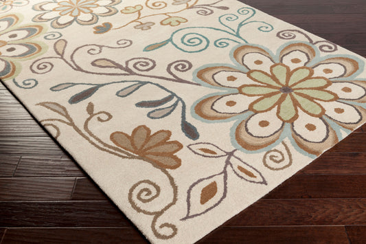 Athena ATH-5123 9ft Square Handmade Wool Area Rug