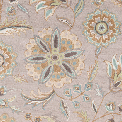 Alfombra decorativa redonda de lana hecha a mano Athena ATH-5127 de 1,2 m