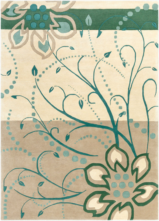 Athena ATH-5154 8ft Runner Handmade Wool Runner Rug