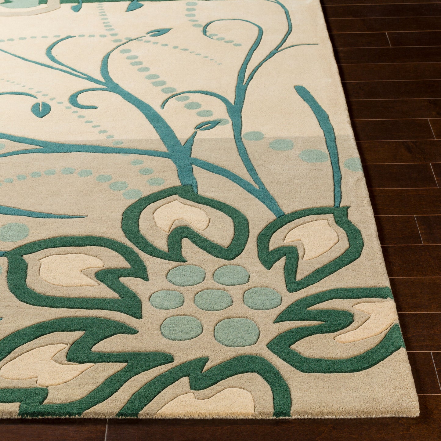 Athena ATH-5154 8ft Runner Handmade Wool Runner Rug