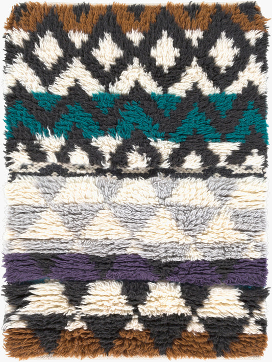 Atticus ATI-1000 2' x 3' Handmade Wool Accent Rug
