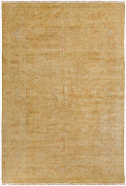 Alfombra antigua de lana hecha a mano ATQ-1001 de 1,52 m x 2,74 m