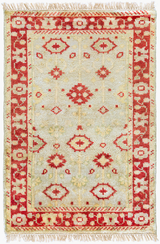 Antique ATQ-1009 2' x 3' Handmade Wool Accent Rug