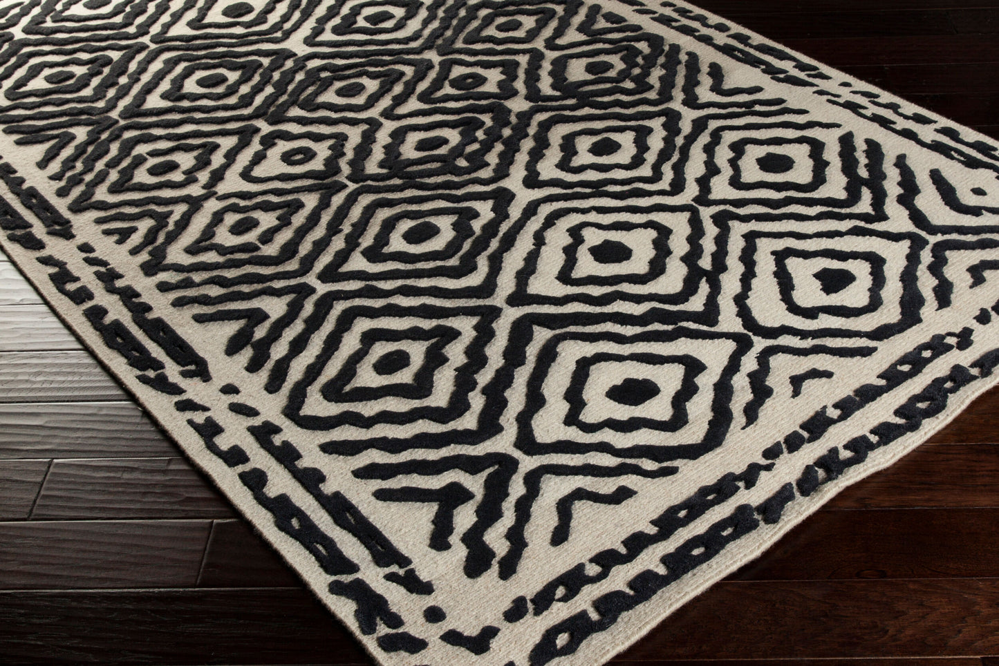Atlas ATS-1001 5' x 8' Handmade Wool Area Rug