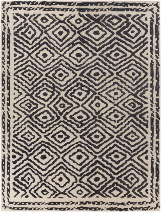 Alfombra de lana hecha a mano Atlas ATS-1001 de 8' x 11'