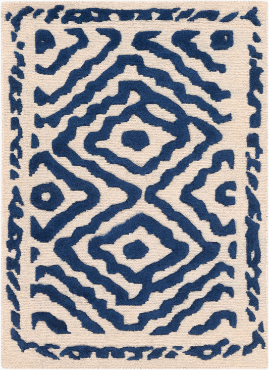 Atlas ATS-1002 3' x 5' Handmade Wool Accent Rug