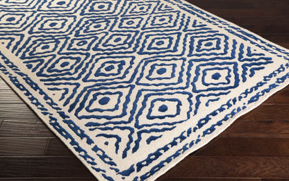 Alfombra decorativa de lana hecha a mano Atlas ATS-1002 de 3' x 5'