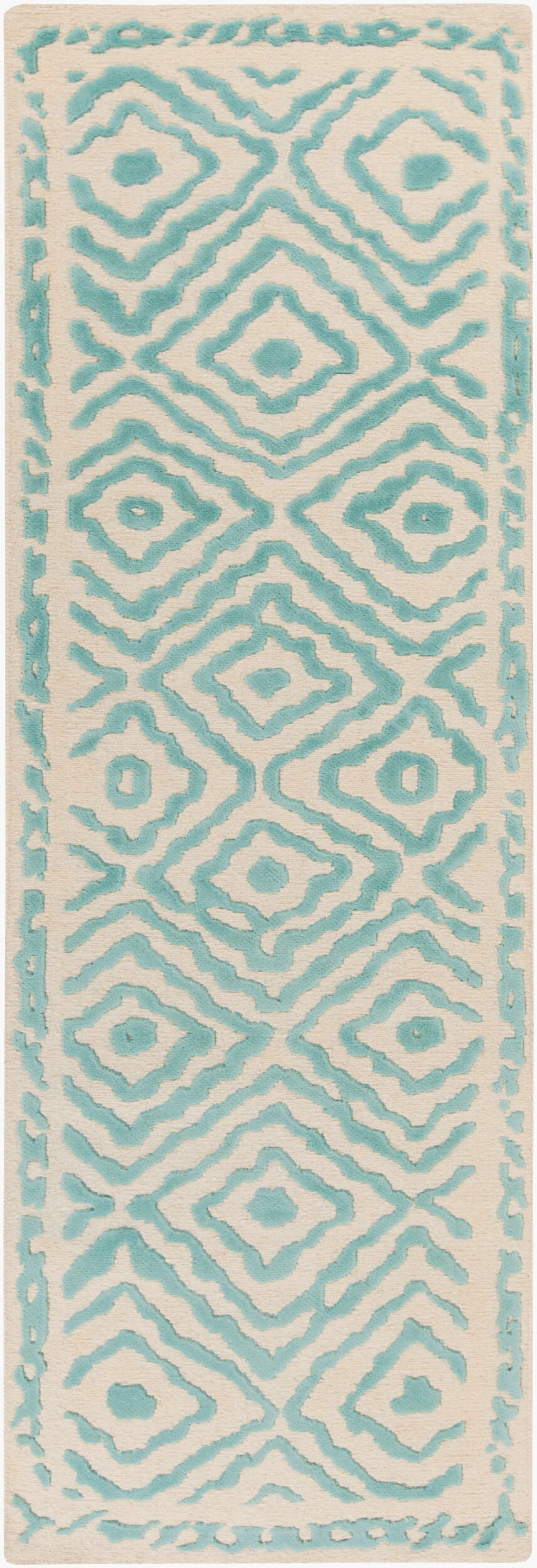 Atlas ATS-1004 8ft Runner Handmade Wool Runner Rug