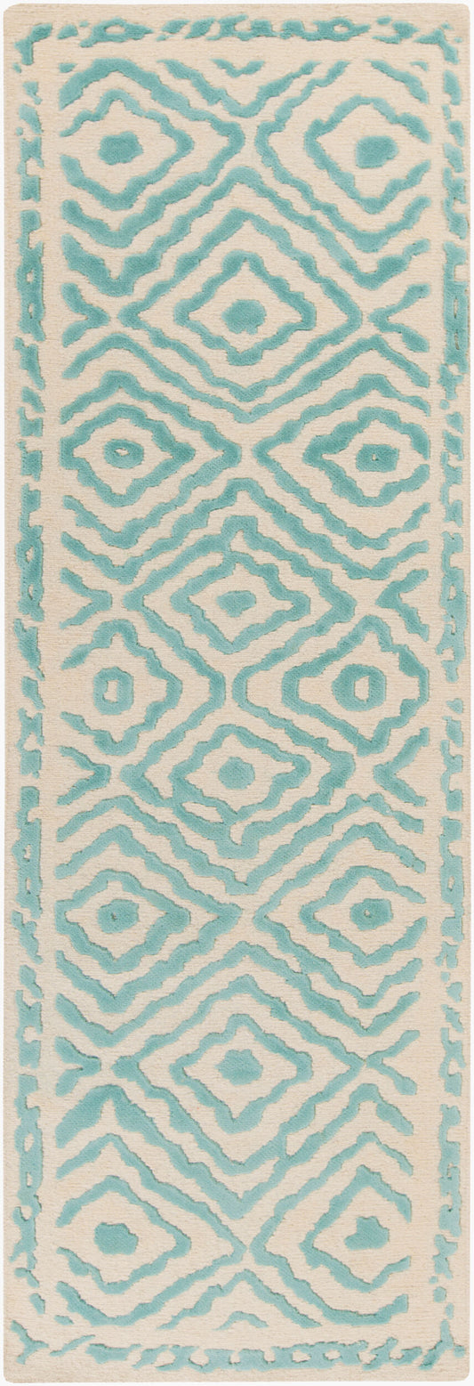 Atlas ATS-1004 8ft Runner Handmade Wool Runner Rug