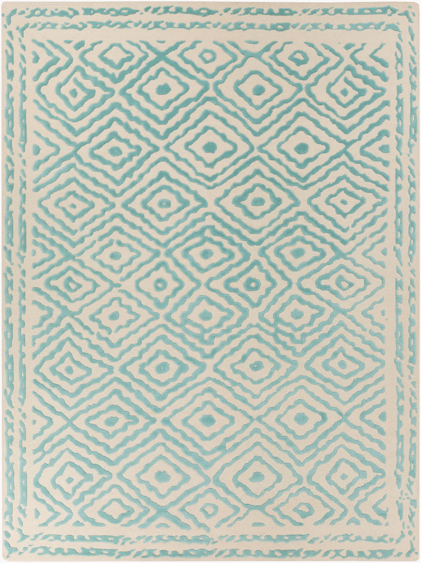 Alfombra de lana hecha a mano Atlas ATS-1004 de 8' x 11'