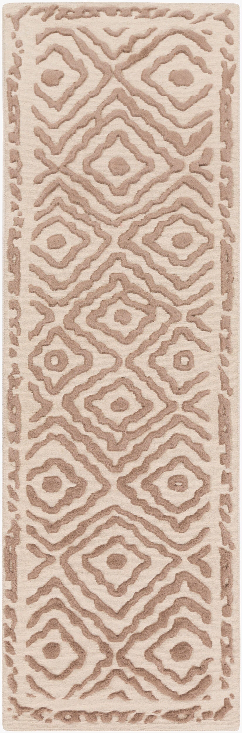 Alfombra de lana hecha a mano Atlas ATS-1006 de 2,4 m