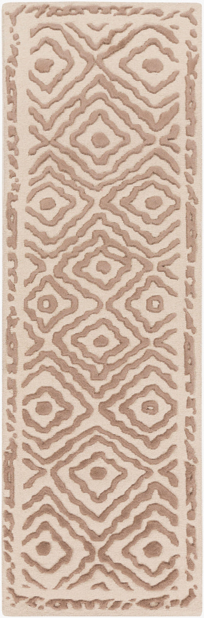 Alfombra de lana hecha a mano Atlas ATS-1006 de 2,4 m