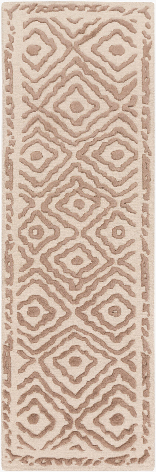 Alfombra de lana hecha a mano Atlas ATS-1006 de 2,4 m