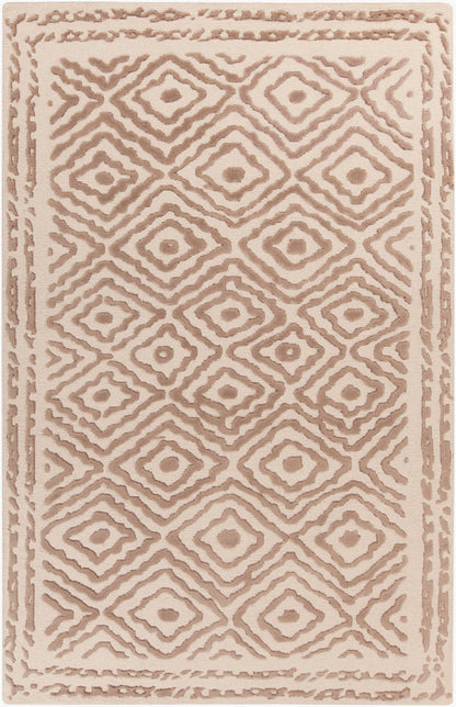 Alfombra decorativa de lana hecha a mano Atlas ATS-1006 de 3' x 5'