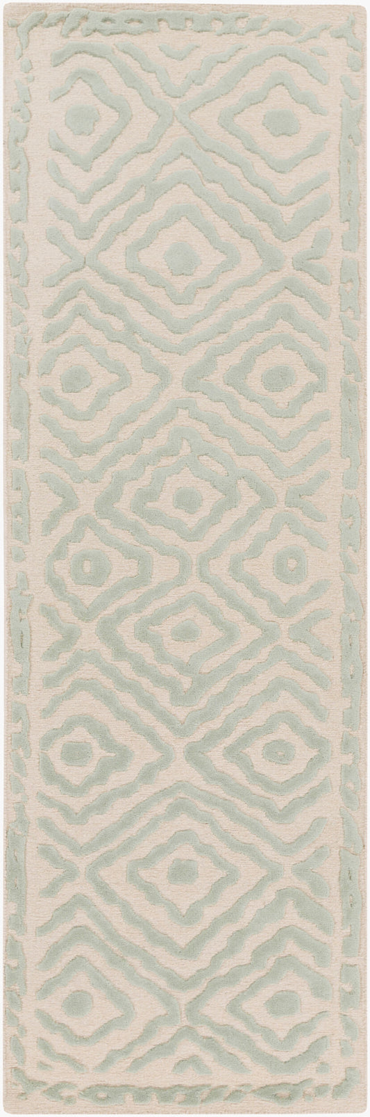 Alfombra de lana hecha a mano Atlas ATS-1007 de 2,4 m