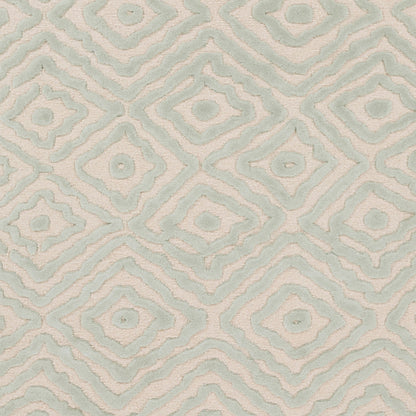 Alfombra decorativa de lana hecha a mano Atlas ATS-1007 de 2' x 3'