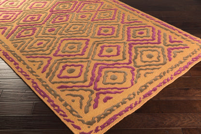 Alfombra de lana hecha a mano Atlas ATS-1014 de 1,52 m x 2,44 m