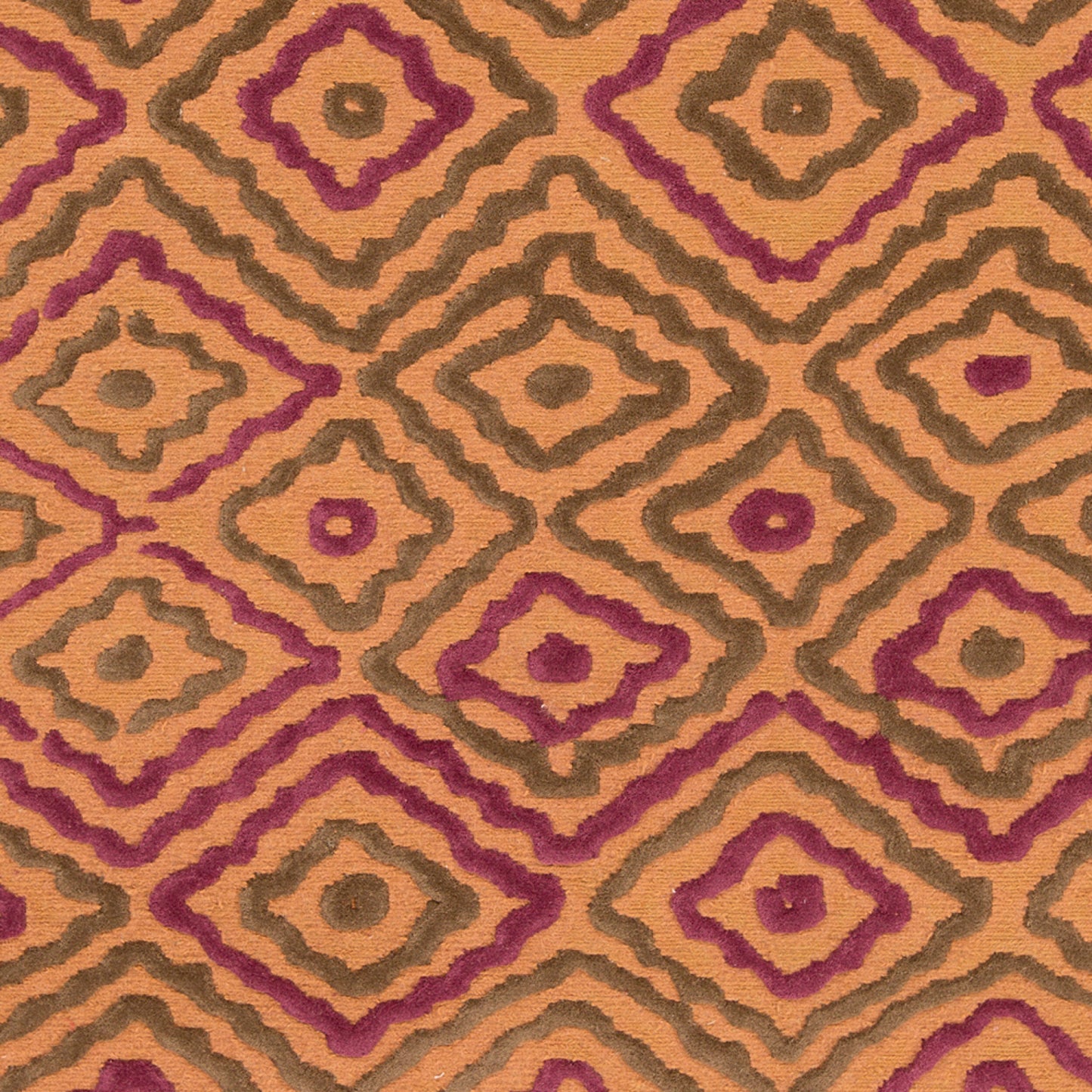 Alfombra decorativa de lana hecha a mano Atlas ATS-1014 de 3' x 5'