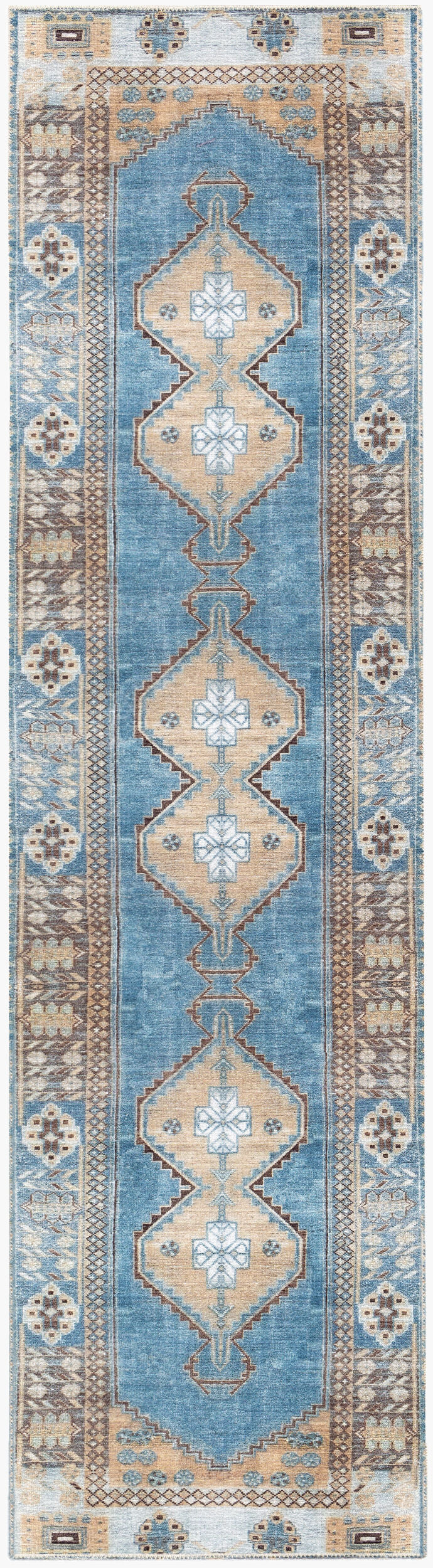 Alfombra de corredor tejida a máquina Antiquity AUY-2301 de 10 pies