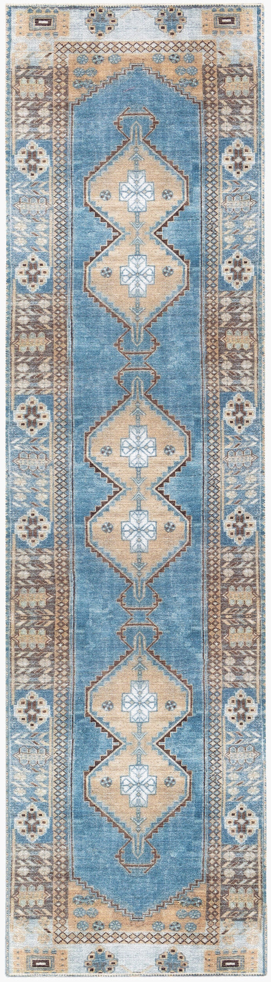 Alfombra de corredor tejida a máquina Antiquity AUY-2301 de 7 pies
