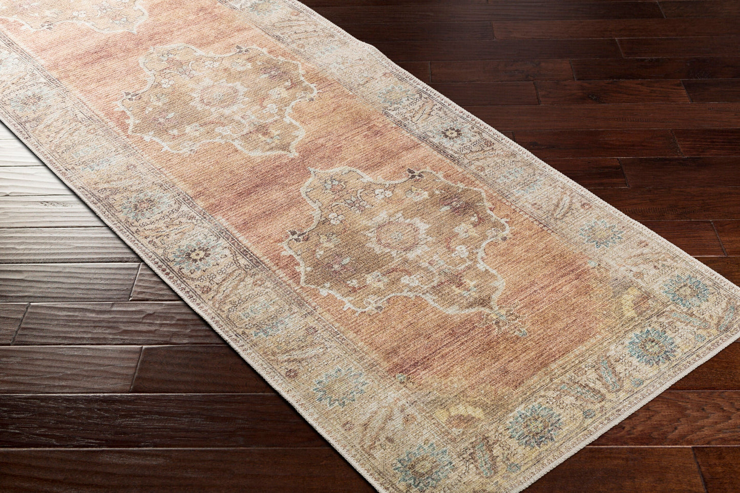 Antiquity AUY-2304 7ft Runner Machine Woven Runner Rug