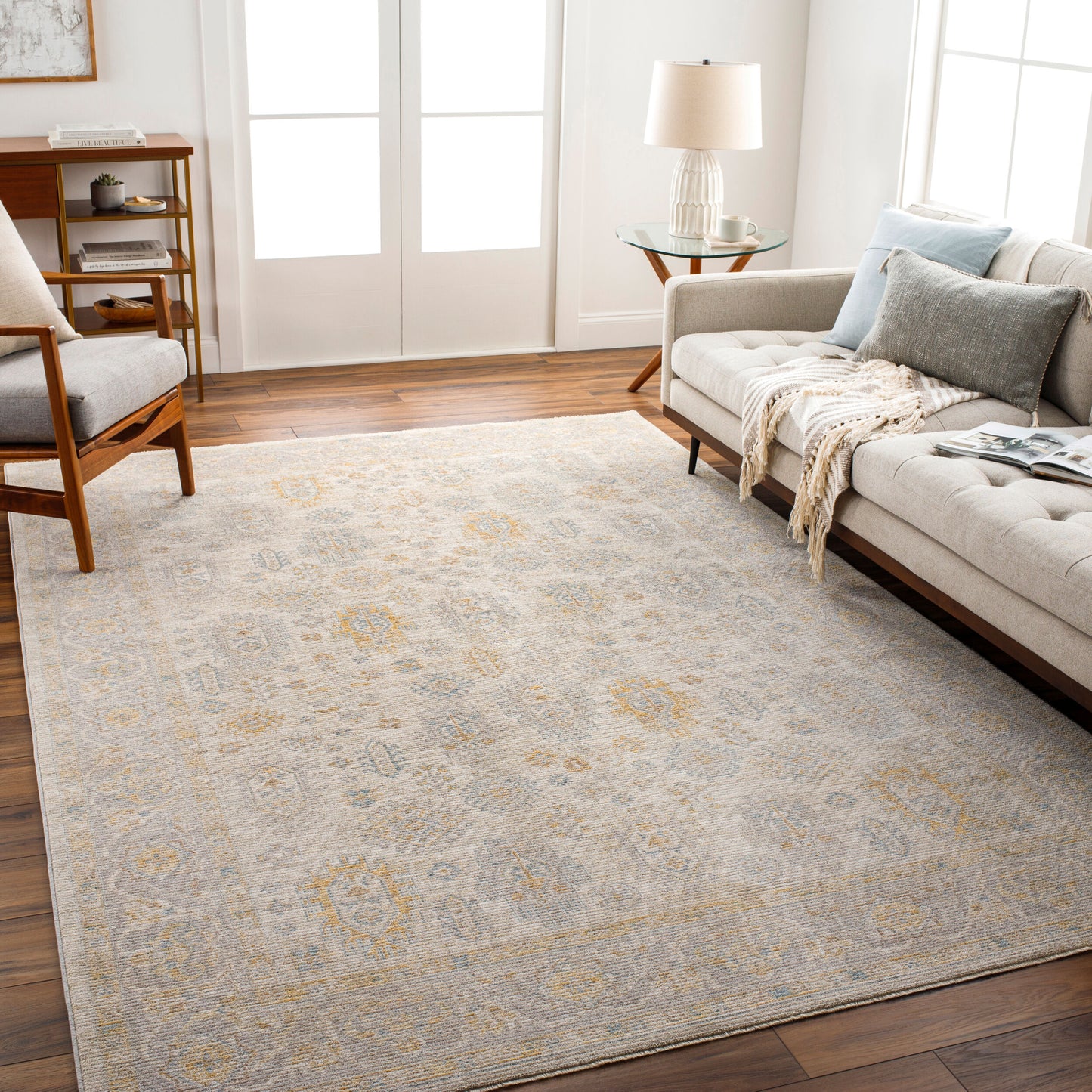 Avant Garde AVT-2353 7ft Runner Machine Woven Runner Rug
