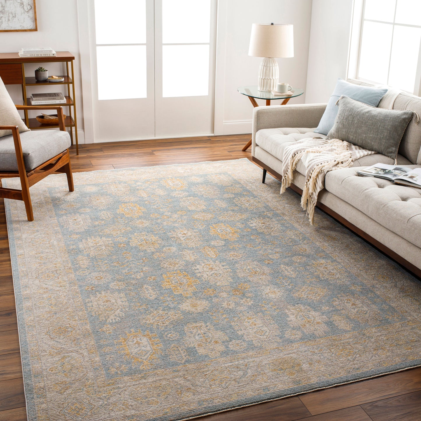 Avant Garde AVT-2354 5' x 7' Machine Woven Area Rug