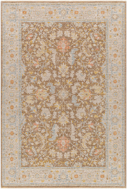 Avant Garde AVT-2372 6ft Round Machine Woven Area Rug