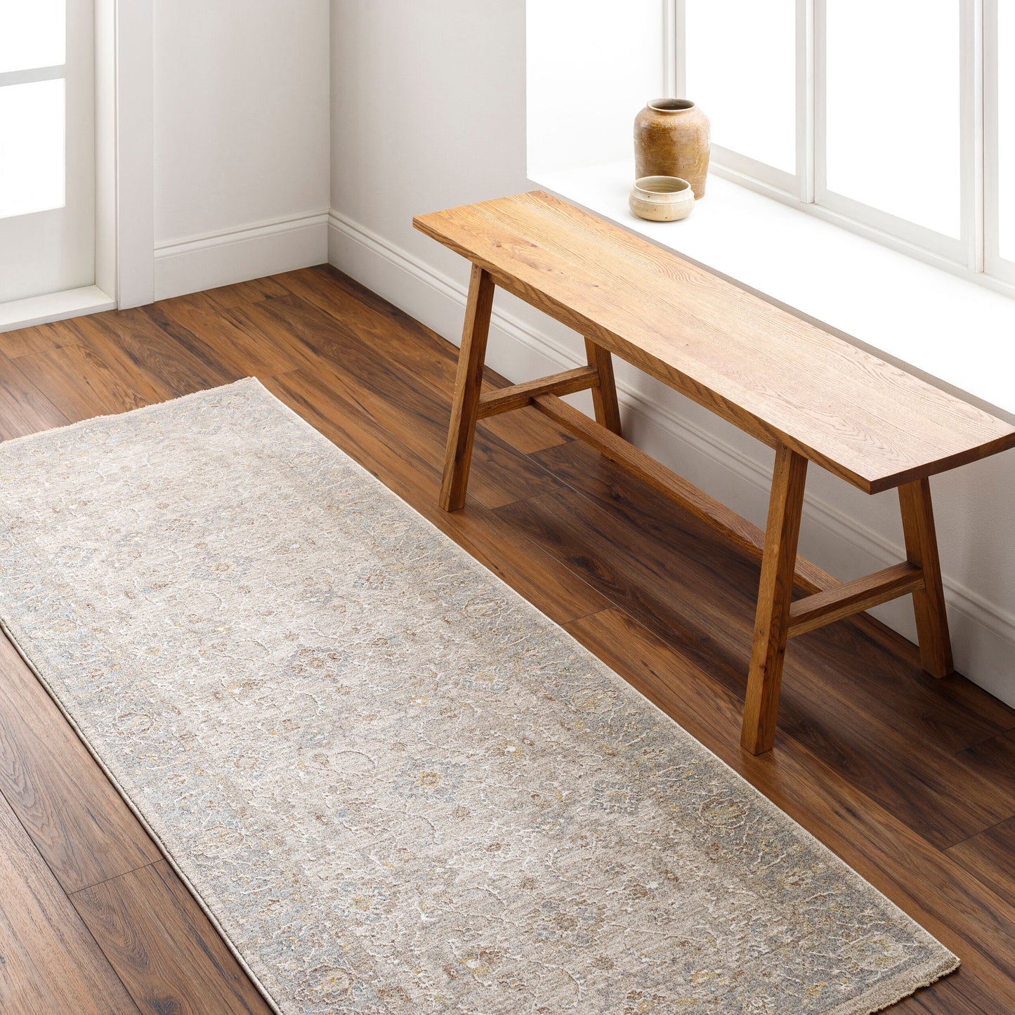Avant Garde AVT-2381 10ft Runner Machine Woven Runner Rug