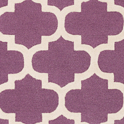 Alfombra redonda de lana Pollack AWAH-2031 de 90 cm, hecha a mano